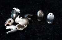 Heads with recesses for eyes Heads with recesses for eyes