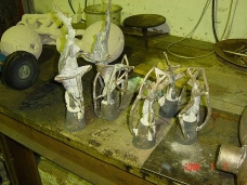 Casts with the "runners" still on Casts with the "runners" still on