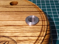 Bearing hole for the bobbin rest Bearing hole for the bobbin rest