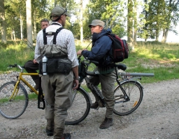 Walkers and bikers Walkers and bikers