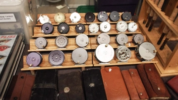 Reels on display Reels on display