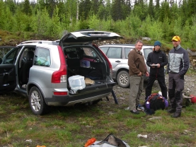 The parking lot The parking lot