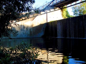 The pond beneath the waterfall The pond beneath the waterfall