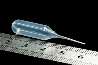 Melted and tapered pipette Melted and tapered pipette