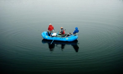 The pontoon boat The pontoon boat