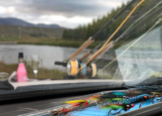 Rods and flies ready Rods and flies ready