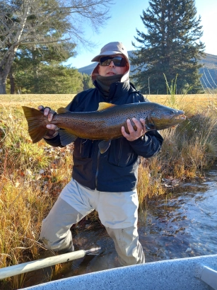 Sebastian and his trophy Brown Sebastian and his trophy Brown