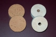 Bleached cork and solid cork without bore. Bleached cork and solid cork without bore.