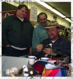 Larry, ted and Sepp Larry, ted and Sepp