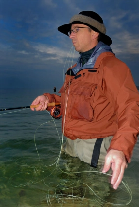 Biting the line Biting the line