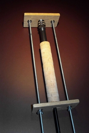 Cork clamp in action Cork clamp in action