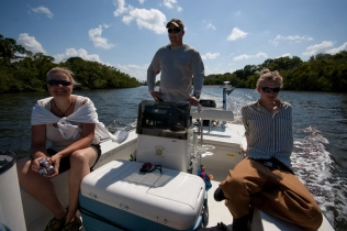 Martin at the helm Martin at the helm