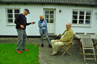 Discussing new equipment Discussing new equipment