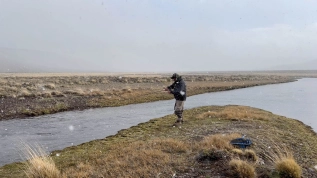 Casting in the wind and sleet Casting in the wind and sleet