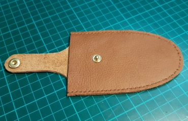 Sewn leather case is ready Sewn leather case is ready
