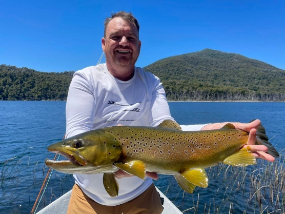 Tommy and his trophy Brown Tommy and his trophy Brown