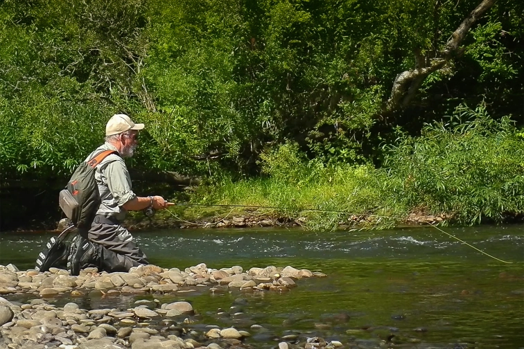 Fishing a Steel Shrimp in a fast run Fishing a Steel Shrimp in a fast run